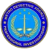 Blue and gold badge logo with sword, justice scales, laurel wreath, stars, and “Metro Detective Agency Professional Investigations” text.